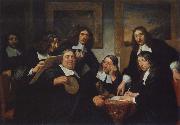 REMBRANDT Harmenszoon van Rijn The Governors of  the Guild of St Luke,Haarlem USA oil painting artist